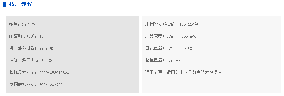 农业牧草秸秆类花生秧打包机